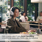 Auscultadores Noise Cancelling Bluetooth Sony WH-CH720NW - Branco