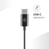 Auriculares Music & Sound Capsule AUCAPSULEMSTYPECK USB-C Preto