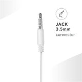 Auriculares Music & Sound Capsule AUCAPSULEMSREMOTEW Branco
