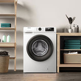 Máquina de Lavar Roupa Hisense WF1Q8041BW | 8 Kg | 1400 RPM | A | Branco