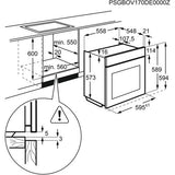 Forno Elétrico AEG BES331111M | a Vapor | 72 L | 59.5 cm | A | Aço inoxidável