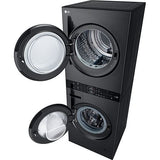 Máquina de Lavar e Secar Roupa LG WT1210BBF | 12/10Kg | 1400 RPM - Preto