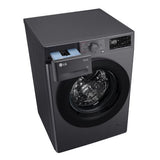 Máquina Lavar Roupa LG F4WR359S6M Preto Cinza 9Kg 1400Rpm A