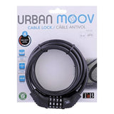 Cadeado para bicicleta e trotinete T'nB Urban Moov Spiral code lock