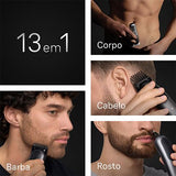 Aparador MultiGroom Series 7 MGK7560 - 13 em 1 | Barba | Cabelo | Corpo