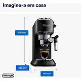 Máquina de Café Manual DeLonghi Dedica Style Ec685.Bk - Preto - Outlet - Grade A