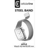 Bracelete Cellularline Steel Band Apple Watch 42/44/45/49mm - Champanhe