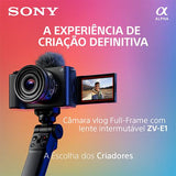 Máquina Fotográfica Mirrorless Sony ZV-E1 - Preto + FE 28-60 mm f/4-5.6