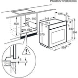 Forno Elétrico AEG BPS351120M | Pirolítico | 71 L | 59.5 cm | A+ | Aço inoxidável