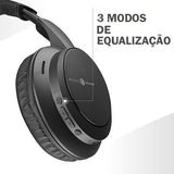 Auscultadores Bluetooth Music Sound Boost - Preto