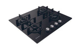 Placa a Gás Candy CVG6B | 59,5 cm | 4 Zonas | Preto