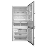 Frigorífico Combinado Whirlpool W84BE 72 X 2 | 186x84x75 cm | 407 L | E | Aço inoxidável