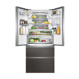 Frigorífico Combinado Haier HB18FGSAAA | 190x83x66,9 cm | 539 L | E | Prateado, Titânio