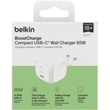 Carregador USB-C Belkin BoostCharge 65W - Branco