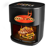 Fritadeira Sem Óleo Airfryer Cecotec Cecofry&Grill Duoheat 6500 - 6.5L - Preto