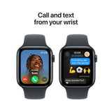 Apple Watch SE 2024 GPS 44mm - Alumínio Meia-noite | Bracelete Desportiva Meia-noite - S/M