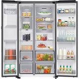 Frigorífico Americano Samsung RS90F66BETEF Hub Bespoke AI | 178,4x91,2x72,6 cm | 614 L | E | Inox