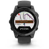 Relógio Desportivo Garmin Fenix E 47mm - Aço Prateado