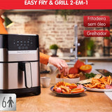 Air Fryer Moulinex Easy Fry and Grill XL EZ505D10 Air Fryer em Inox 4.2 L | 1.2 Kg