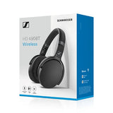 Auscultadores Noise Cancelling Bluetooth Sennheiser HD 450BT - Preto