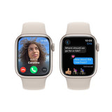 Apple Watch Series 9 GPS 41mm - Alumínio Luz das estrelas | Bracelete Desportiva Luz das estrelas - M/L