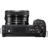 Máquina Fotográfica Mirrorless Sony ZV-E10 + E PZ 16-50mm f/3.5-5.6 OSS
