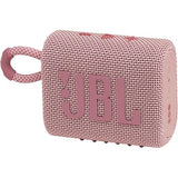 Coluna Portátil JBL GO 3 - Cor-de-Rosa