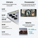 Samsung Galaxy S25 Ultra - 512GB - Branco Prateado Titânio