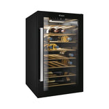 Cave de Vinho Candy CWC 154 EEL/N | 84,5x49x55 cm | 41 Garrafas | G | Preto