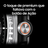 Smartwatch Samsung Galaxy Watch8 Classic LTE 46mm - Prateado/Preto
