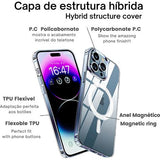 Capa Icoveri com MagSafe para iPhone 14 - Transparente