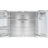 Frigorífico Americano Siemens KF96NAXEA | 183x90,5x73,1 cm | 605 L | E | Aço Preto Escovado