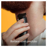 Aparador de Barba Braun Serie 3 BT3411 - Preto/Verde Vivo