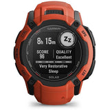 Smartwatch Garmin Instinct 2X Solar - Vermelho
