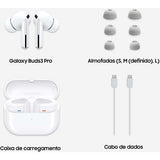 Auriculares True Wireless Bluetooth Samsung Galaxy Buds 3 Pro - Branco