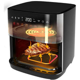 Fritadeira Sem Óleo Airfryer Cecotec Cecofry&Grill Duoheat 8000 - 8L - Preto