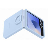Capa Samsung em Silicone para Galaxy Z Flip6 - Azul Claro
