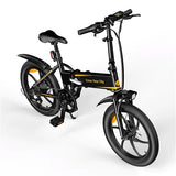 Bicicleta Elétrica ADO A20 XE Cross-Country Preto/Amarelo 20