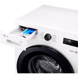 Máquina de Lavar Roupa LG F4X1008NWK | 8 Kg | 1400 RPM | A | Branco