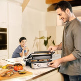 Grelhador de Contacto Braun MultiGrill 7 CG7020 - Preto/Aço Inox