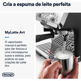 Máquina de Café Manual De'Longhi La Specialista Arte EC9155.MB - Metal Preto