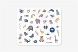 160 Stickers - Animals