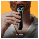 Aparador de Barba Braun Serie 3 BT3411 - Preto/Verde Vivo