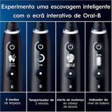 Escova Dentes Elétrica Oral-B iO 6 Duo | 2x Unidades - Preto/Rosa 2x Unidades
