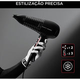 Secador de Cabelo Rowenta Powerline Karl Lager CV591LF0 - Preto