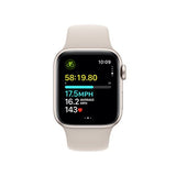 Apple Watch SE GPS 40mm - Alumínio Luz das estrelas | Bracelete Desportiva Luz das estrelas - M/L