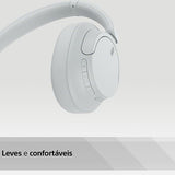 Auscultadores Noise Cancelling Bluetooth Sony WH-CH720NW - Branco