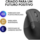 Rato Sem Fio Logitech Ergonómico Vertical Lift Right - Graphite