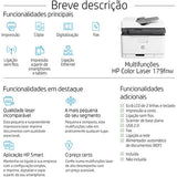 Impressora Multifunções HP Color Laser 179fnw - Wi-Fi