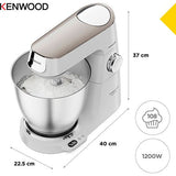 Robot de Cozinha Kenwood Titanium Chef Baker Lite KVL65.001WH